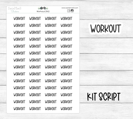 Workout (Kit Font)