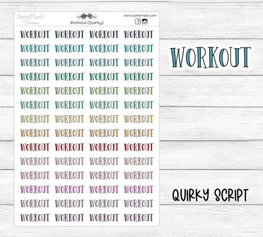 Workout (Quirky)