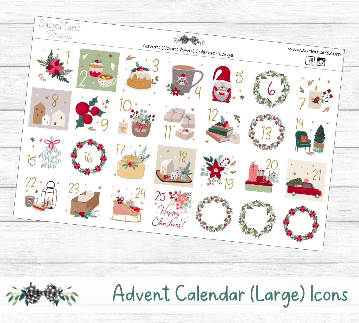 Advent / Countdown Calendar (Large)
