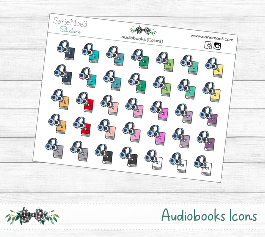 Audiobooks (Colors) Icons