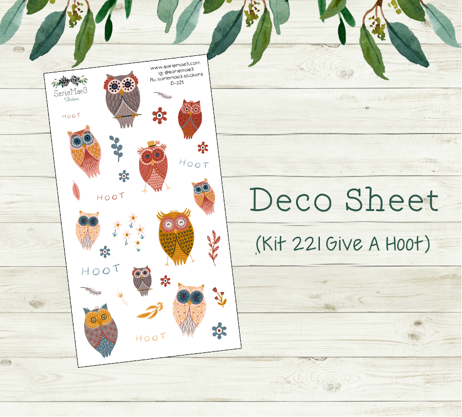 Give A Hoot Deco (Kit 221)