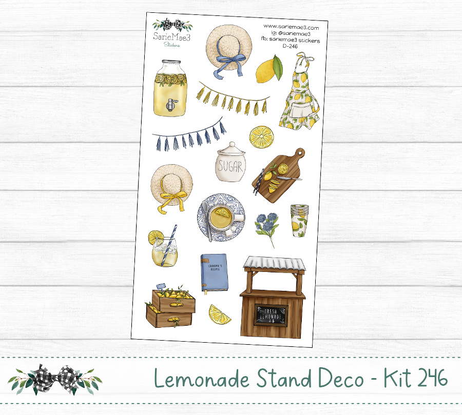 Lemonade Stand Deco (Kit 246)