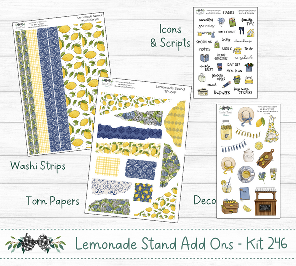 Vertical Weekly Kit, Lemonade Stand, V-246