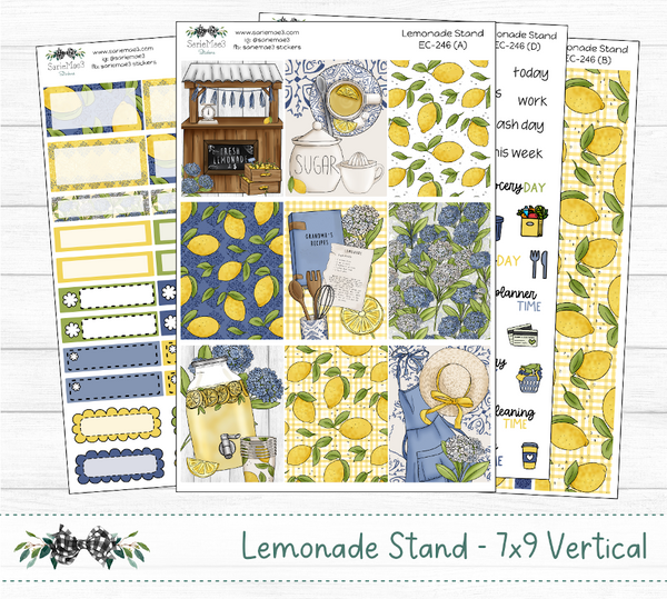 Vertical Weekly Kit, Lemonade Stand, V-246