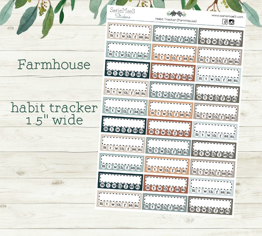 Habit Tracker (Farmhouse)