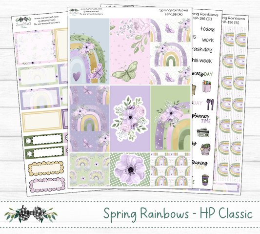 Happy Planner Weekly Kit, Spring Rainbows, HP-196