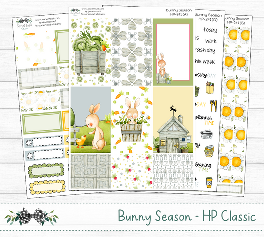 Happy Planner Weekly Kit, Bunny Season, HP-241