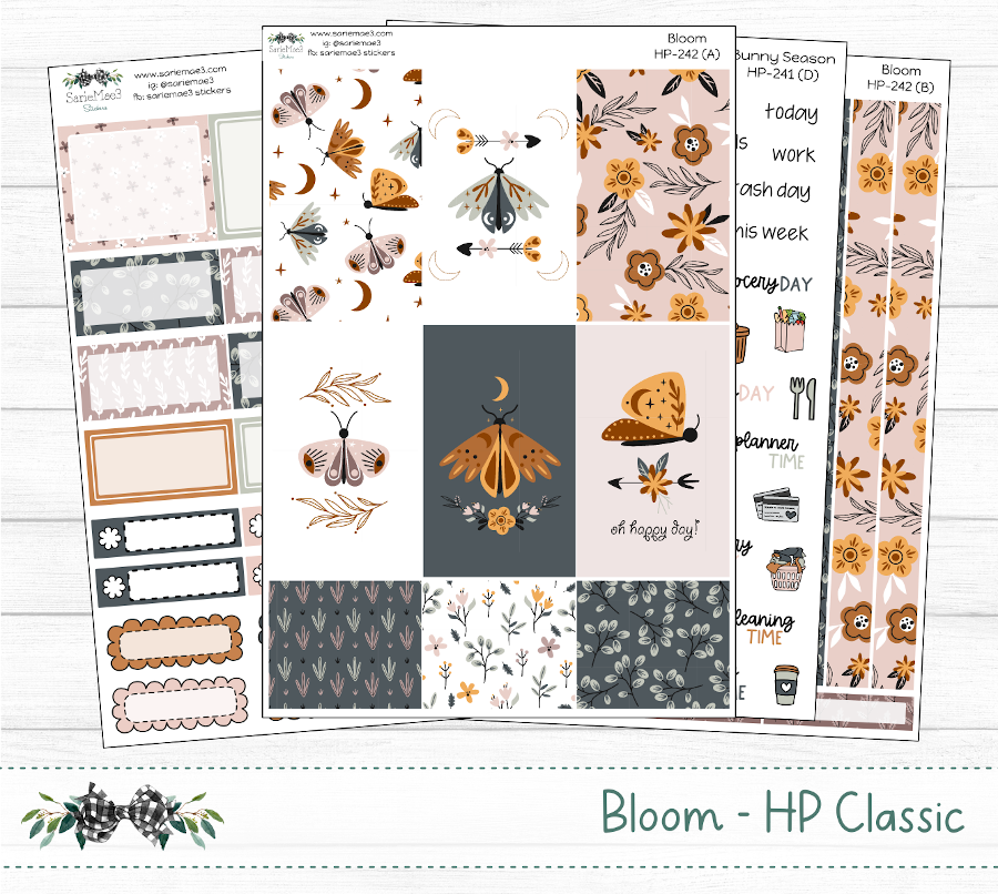 Happy Planner Weekly Kit, Bloom, HP-242