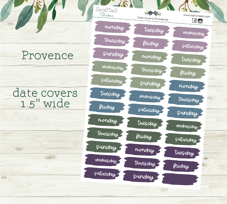 Date Covers (Provence)