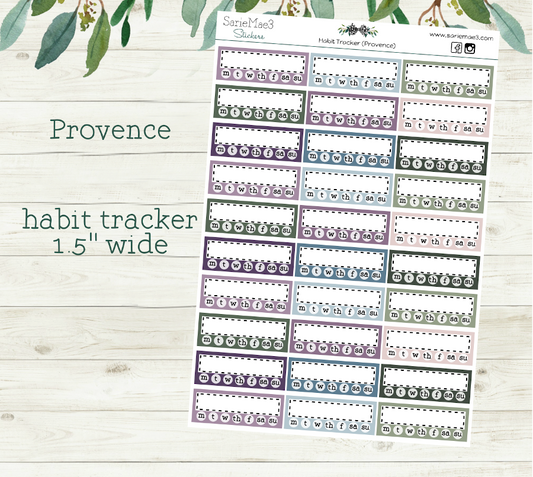 Habit Tracker (Provence)