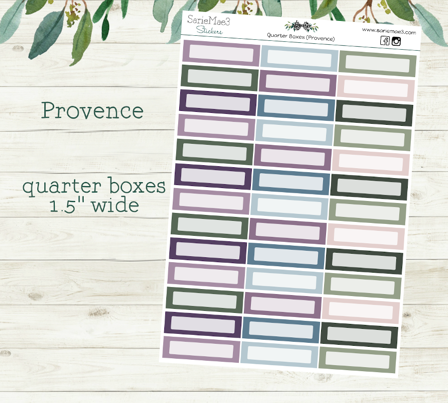 Quarter Boxes (Provence)