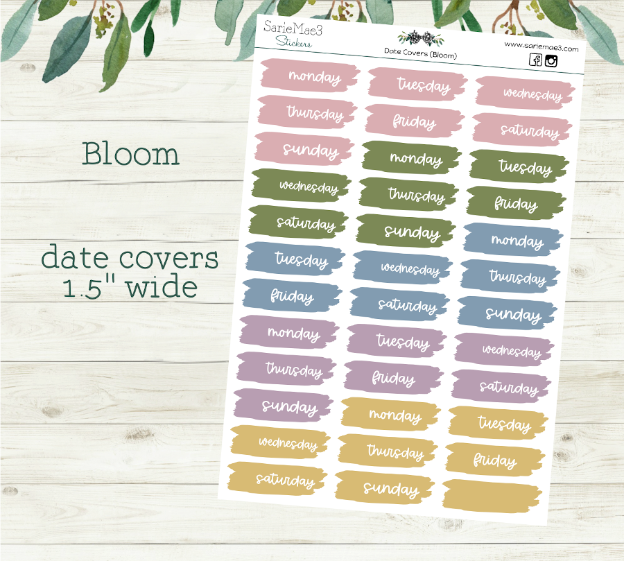 Date Covers (Bloom)