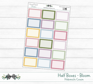 Half Boxes (Bloom) Hobonichi Cousin