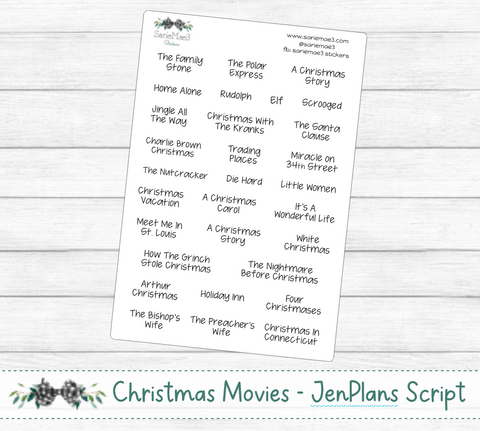 Christmas Movies (JenPlans)