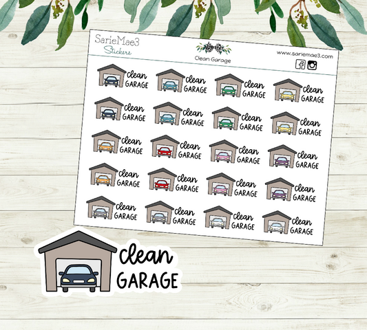 Clean Garage Icons