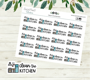 Clean the Kitchen Icons