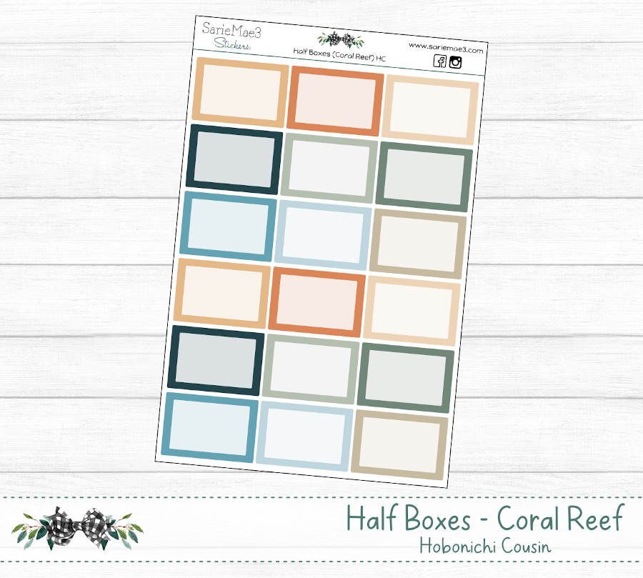 Half Boxes (Coral Reef) Hobo Cousin