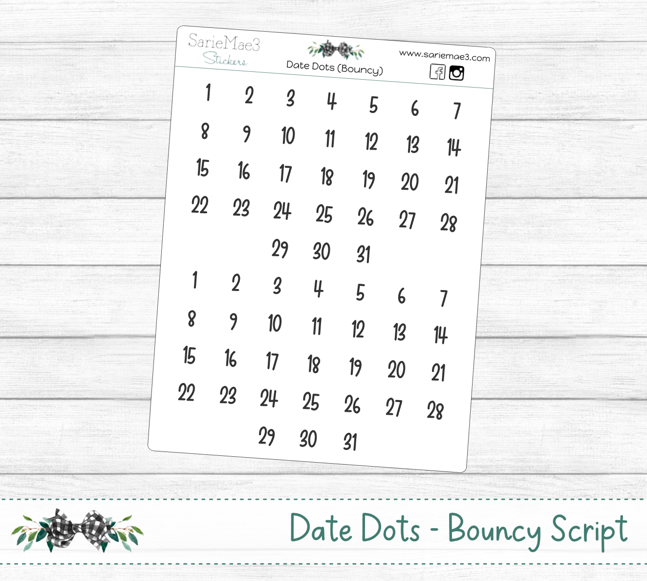 Date Dots (Bouncy)