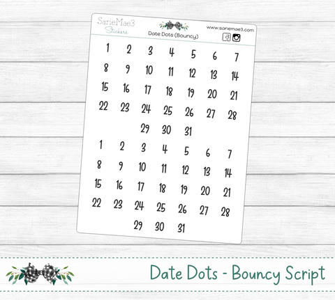 Date Dots (Bouncy)