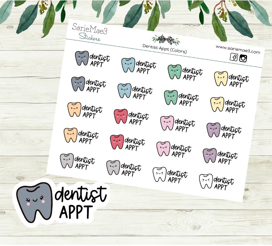 Dentist Appt (Colors) Icons