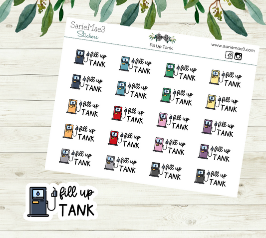 Fill Up Tank (Colors) Icons