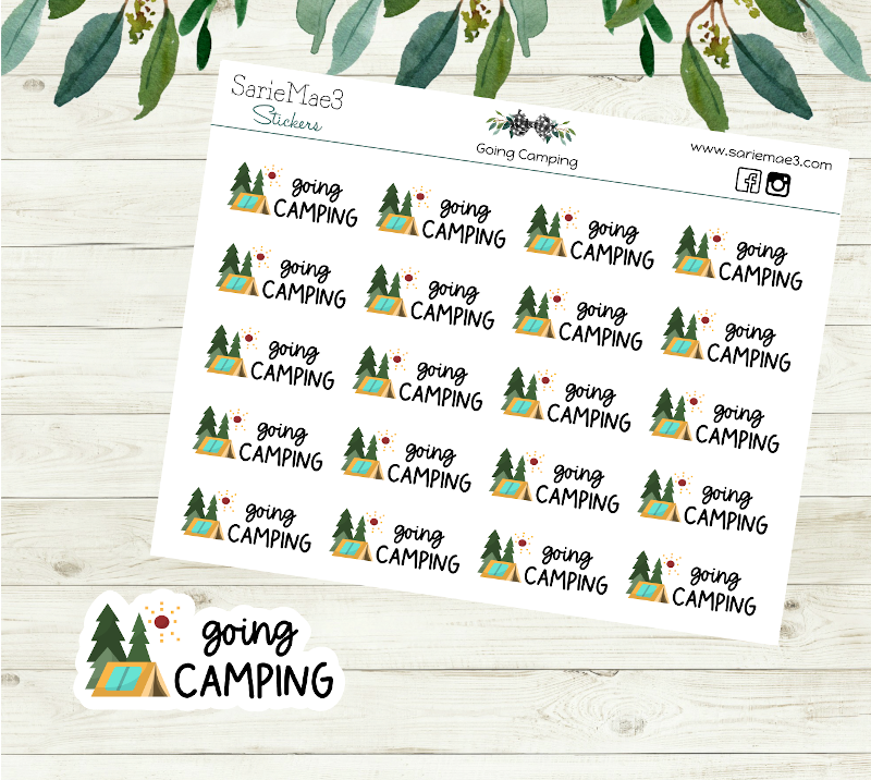 Going Camping Icons