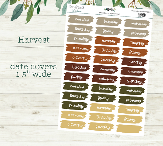 Date Covers (Harvest)