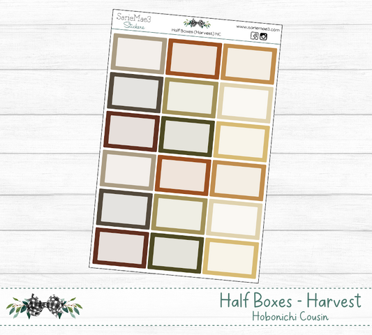 Half Boxes (Harvest) Hobo Cousin