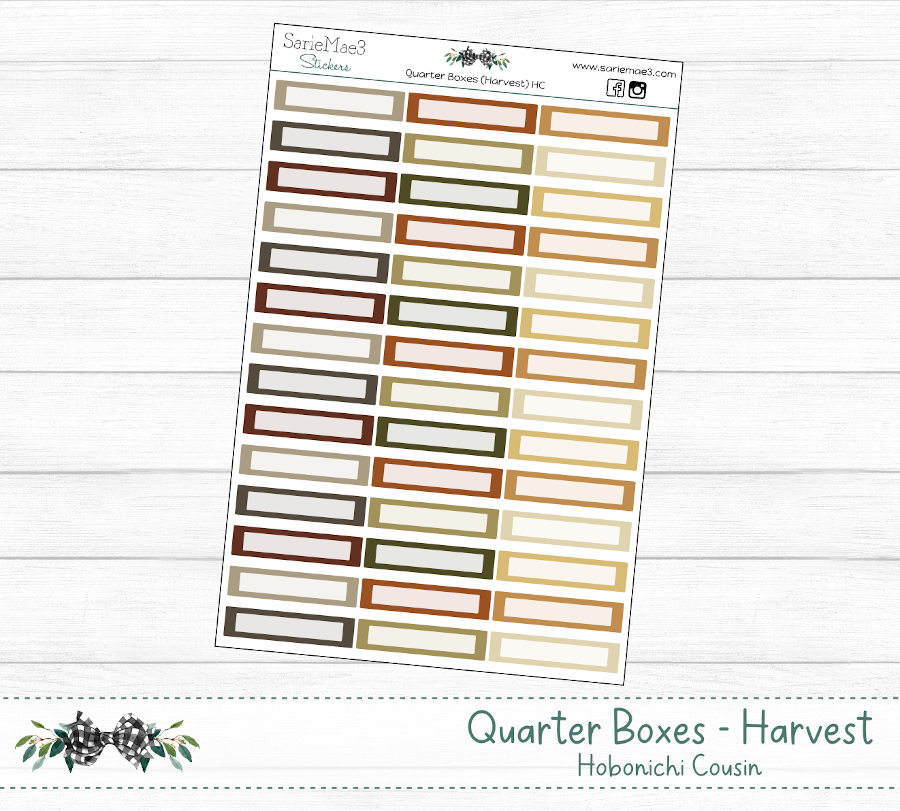 Quarter Boxes (Harvest) Hobo Cousin