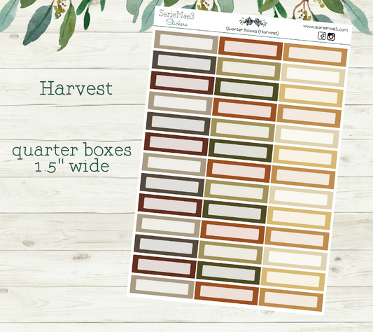 Quarter Boxes (Harvest)