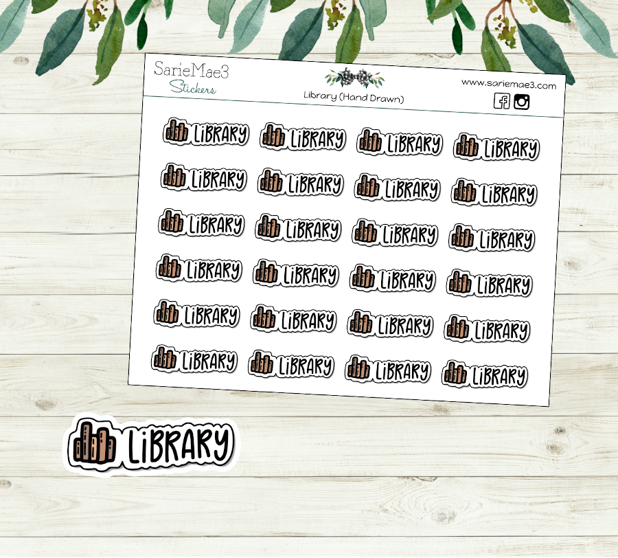 Library Icons (Hand Drawn)