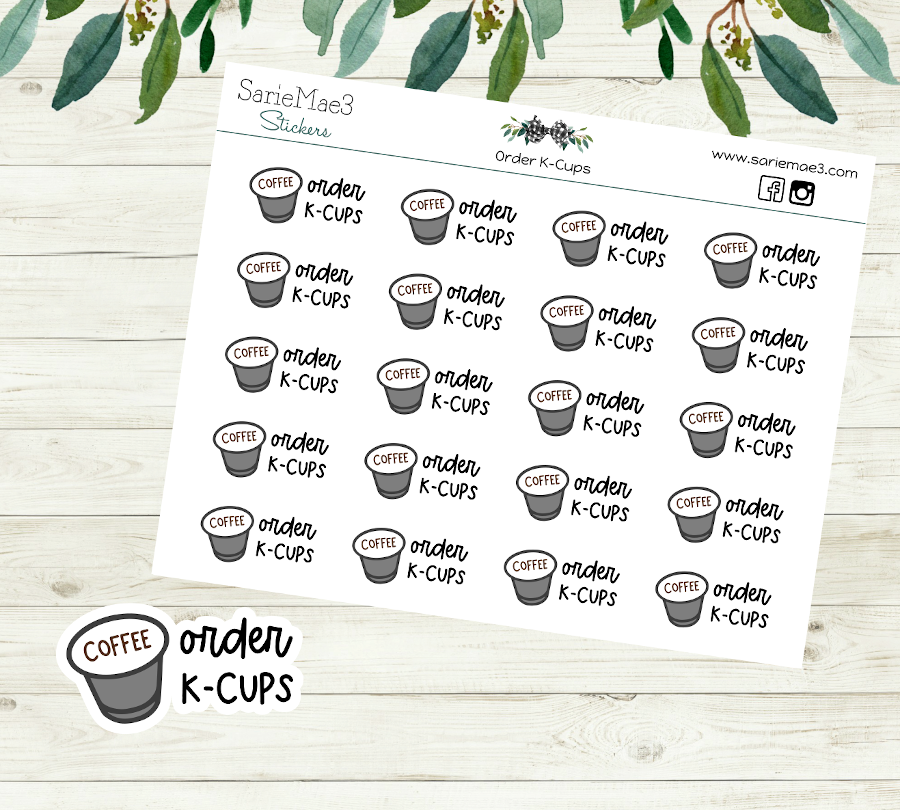 Order K-Cups Icons