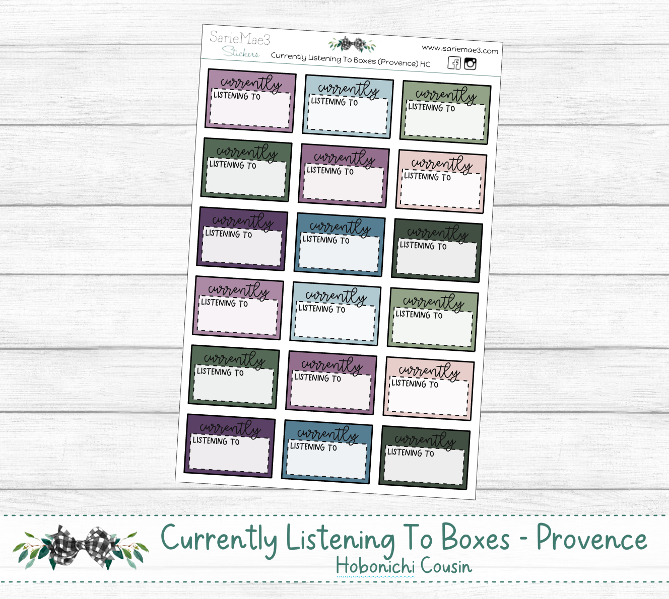 Currently Listening To Boxes (Provence) Hobo Cousin