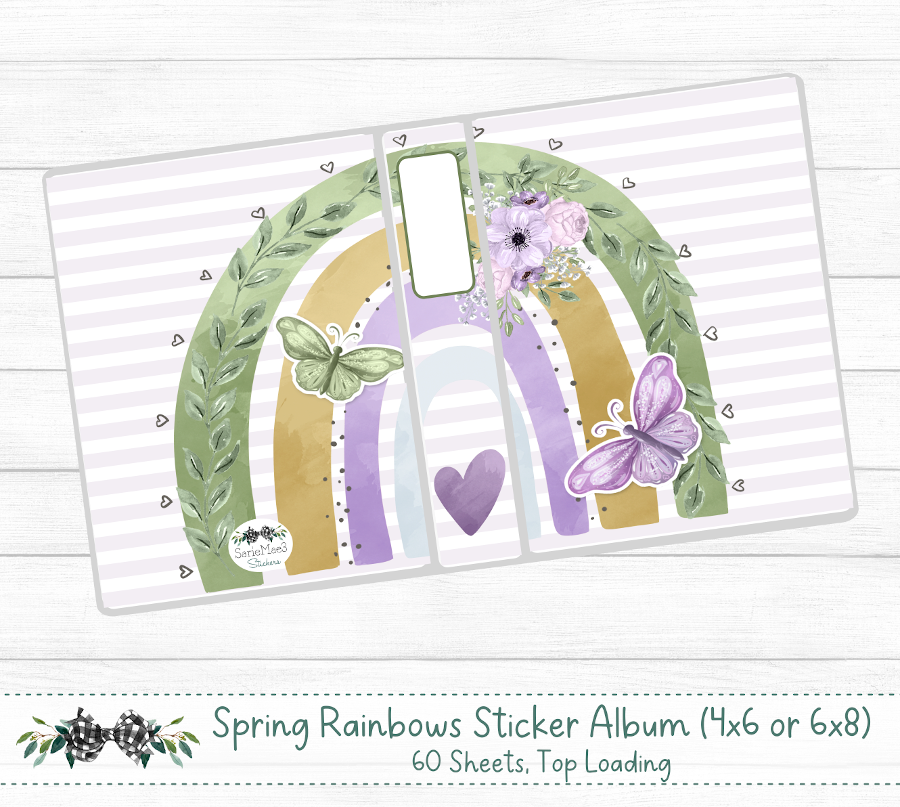 Spring Rainbows Sticker Album