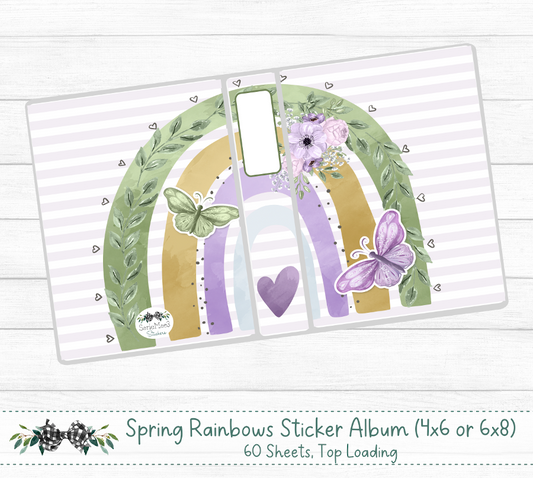 Spring Rainbows Sticker Album