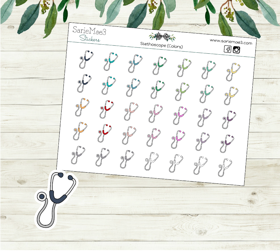 Doctor Stethoscope (Colors) Icons