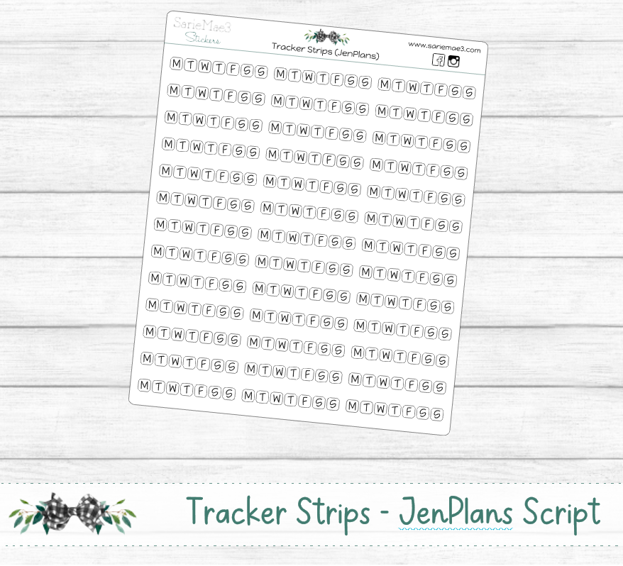 Tracker Strips (JenPlans)