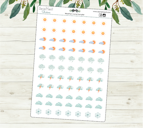 Weather Sampler Icons